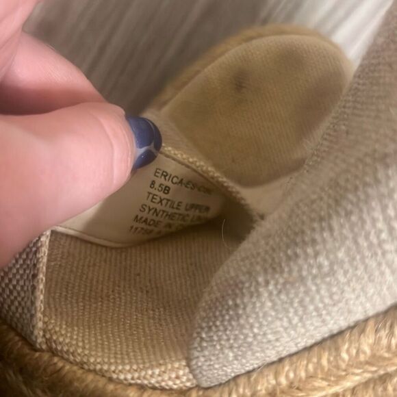 ✨Lauren Ralph Lauren Women s Erica Wedge Tan Sz 8.5 Sandals✨ - Picture 10 of 10